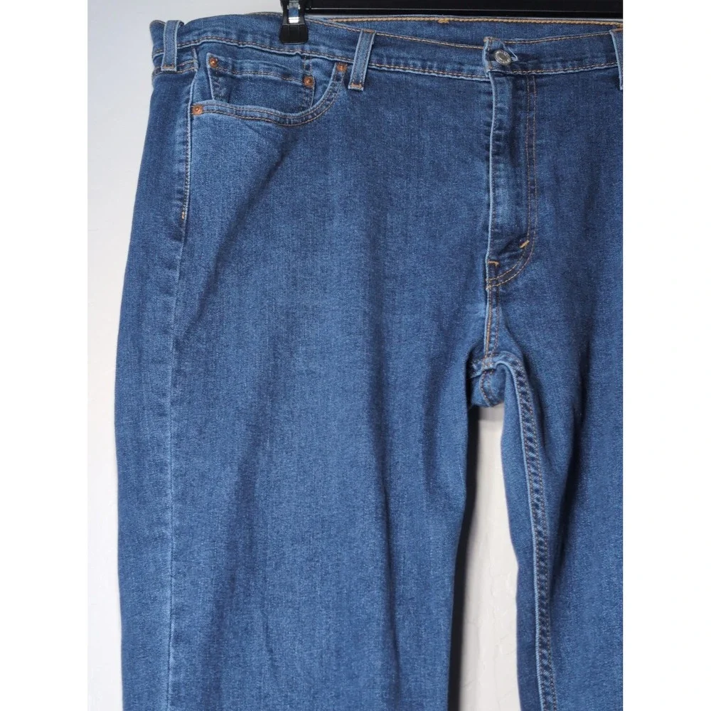 Levi's 514 Men's 42 X 30 Dark Stretch Western Jeans Cowboy Straight Stretch